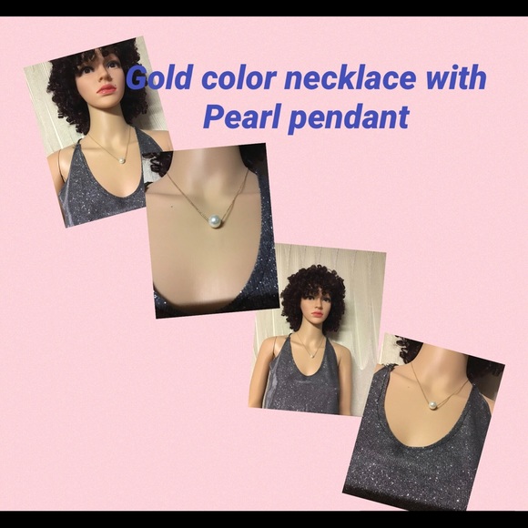 Pearl Ball Droplets necklaces Jewelry - Picture 3 of 4